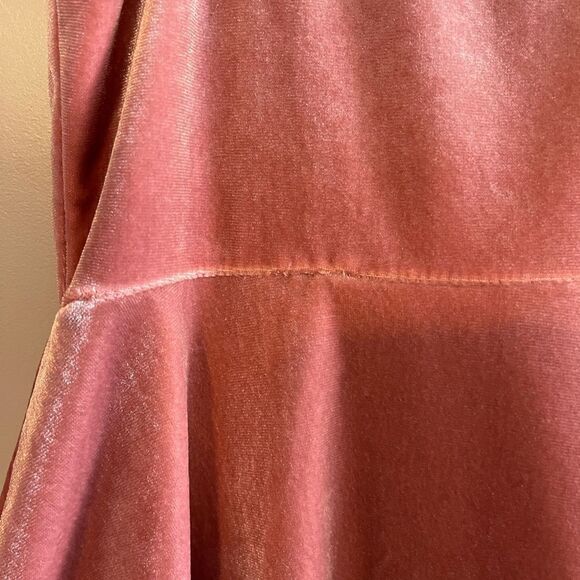 Urban Outfitters Mauve Pink Velvet Spaghetti Strap Mini Dress | SZ XS - Picture 10 of 14